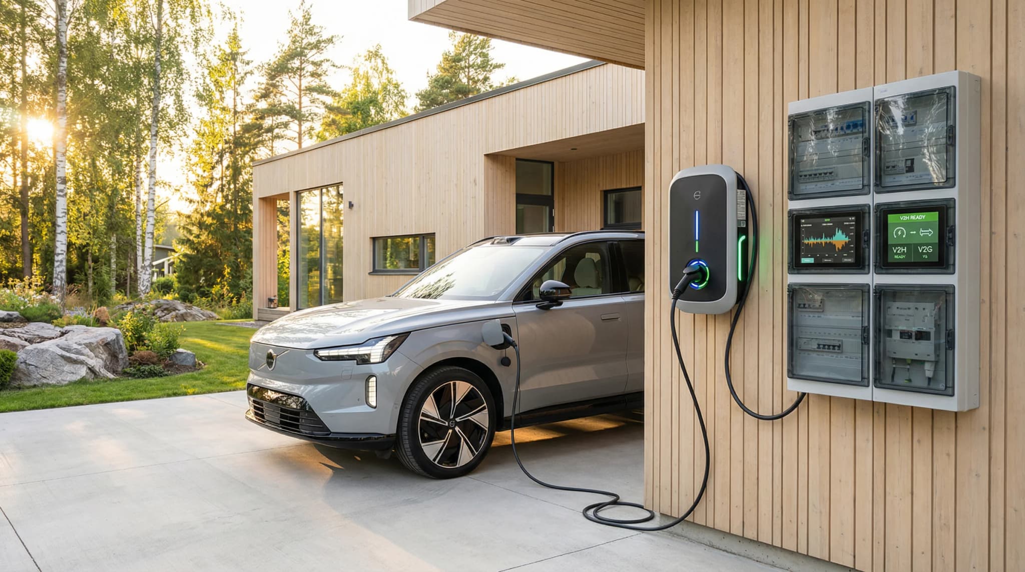 Sähköauto kodin energiavarastona 2026 – V2H/V2G-opas