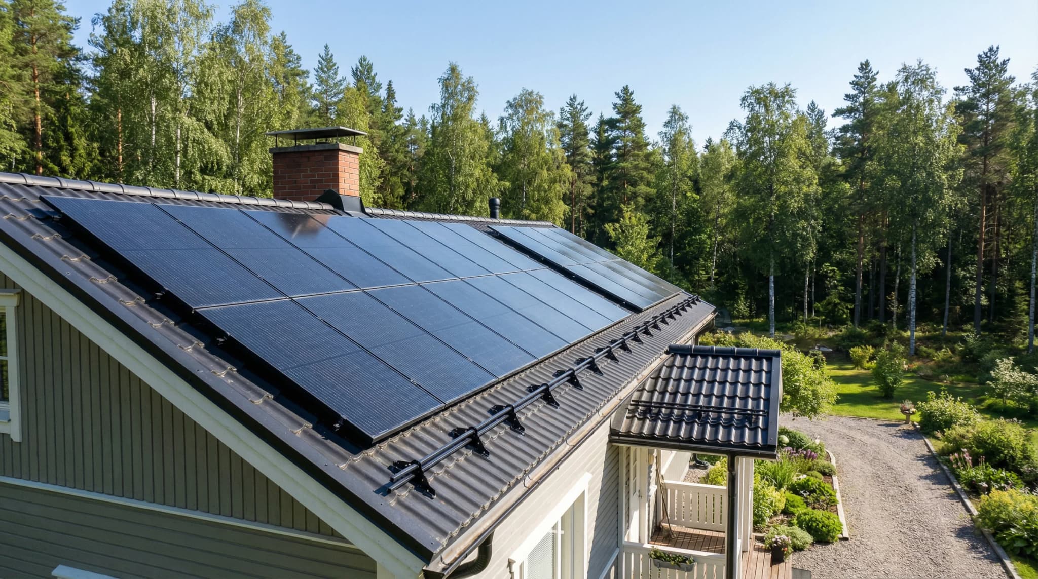 Aurinkopaneelien elinkaari 20–30 vuotta myöhemmin Suomessa