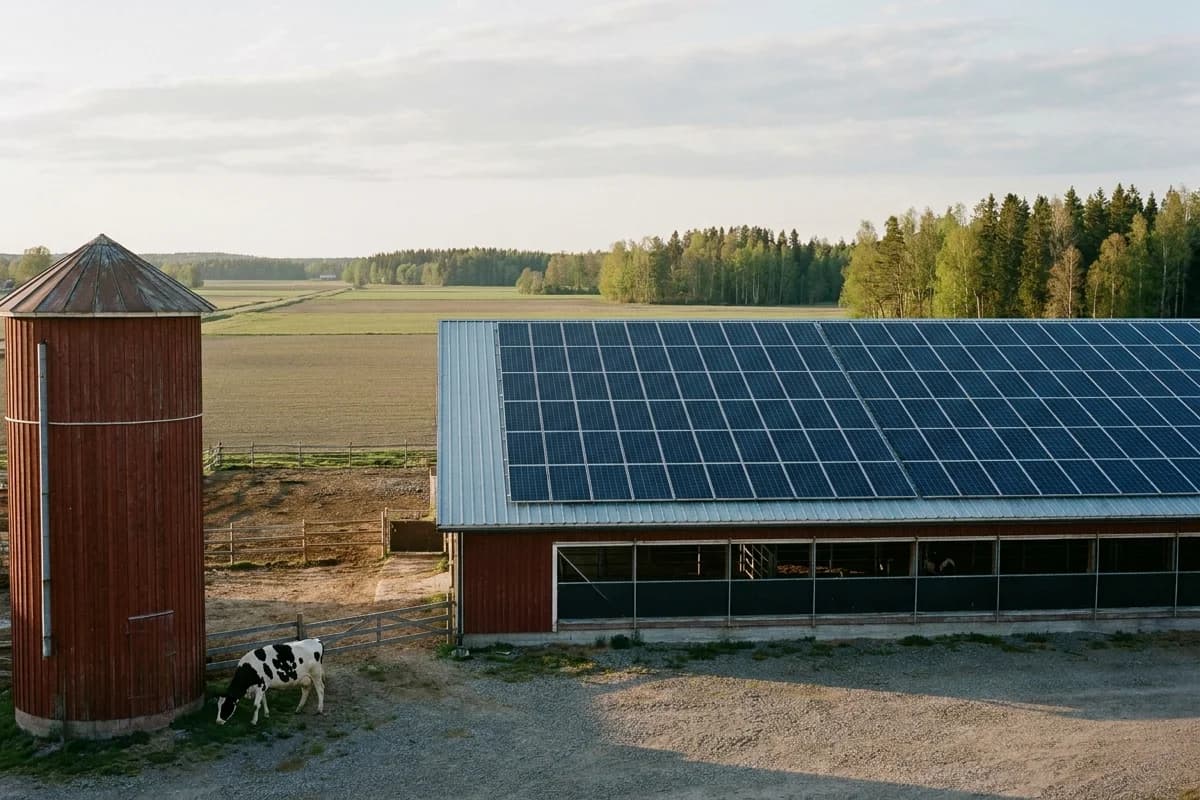 Maatilan aurinkopaneeli 2026 – ELY-tuki 40 %, Hyrrä-haku ja 100 kWp -laskelma