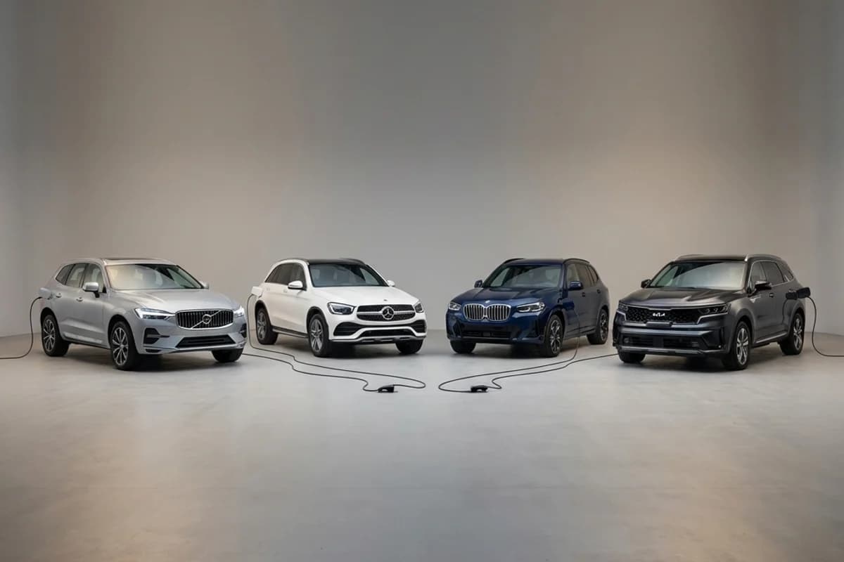Lataushybridi 2026 vertailu – Volvo XC60 vs Mercedes vs BMW vs Kia