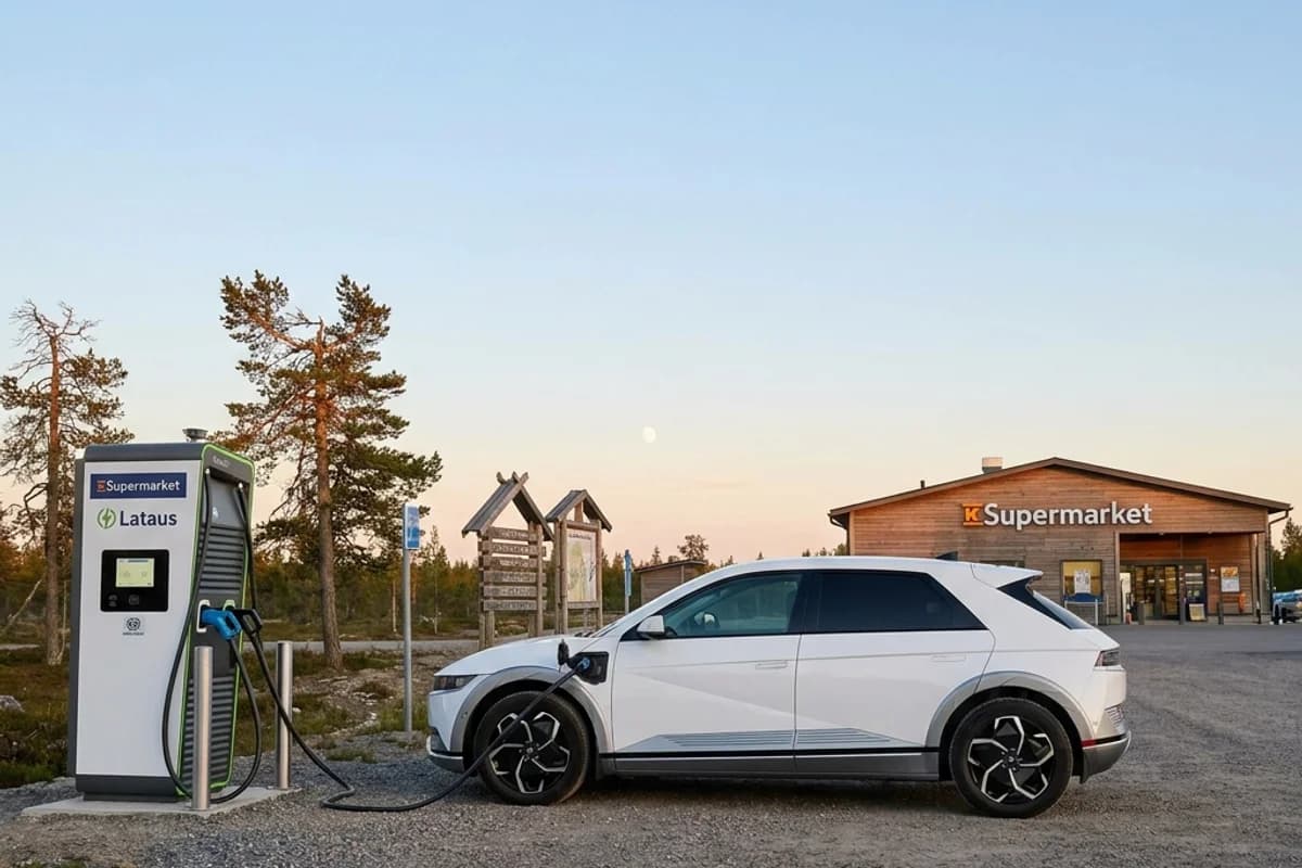 Helsinki–Levi sähköautolla kesä 2026 – 1 130 km, 4 latausta, kulu