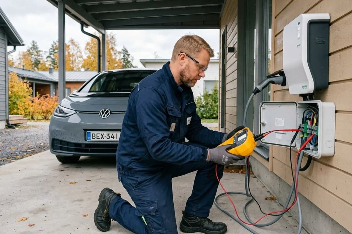Kotilatausaseman käyttöönottotarkastus 2026 – kuka tekee ja hinta