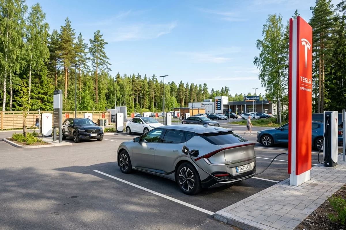 Voiko ei-Tesla ladata Tesla Superchargerilla 2026? Hinta ja V4
