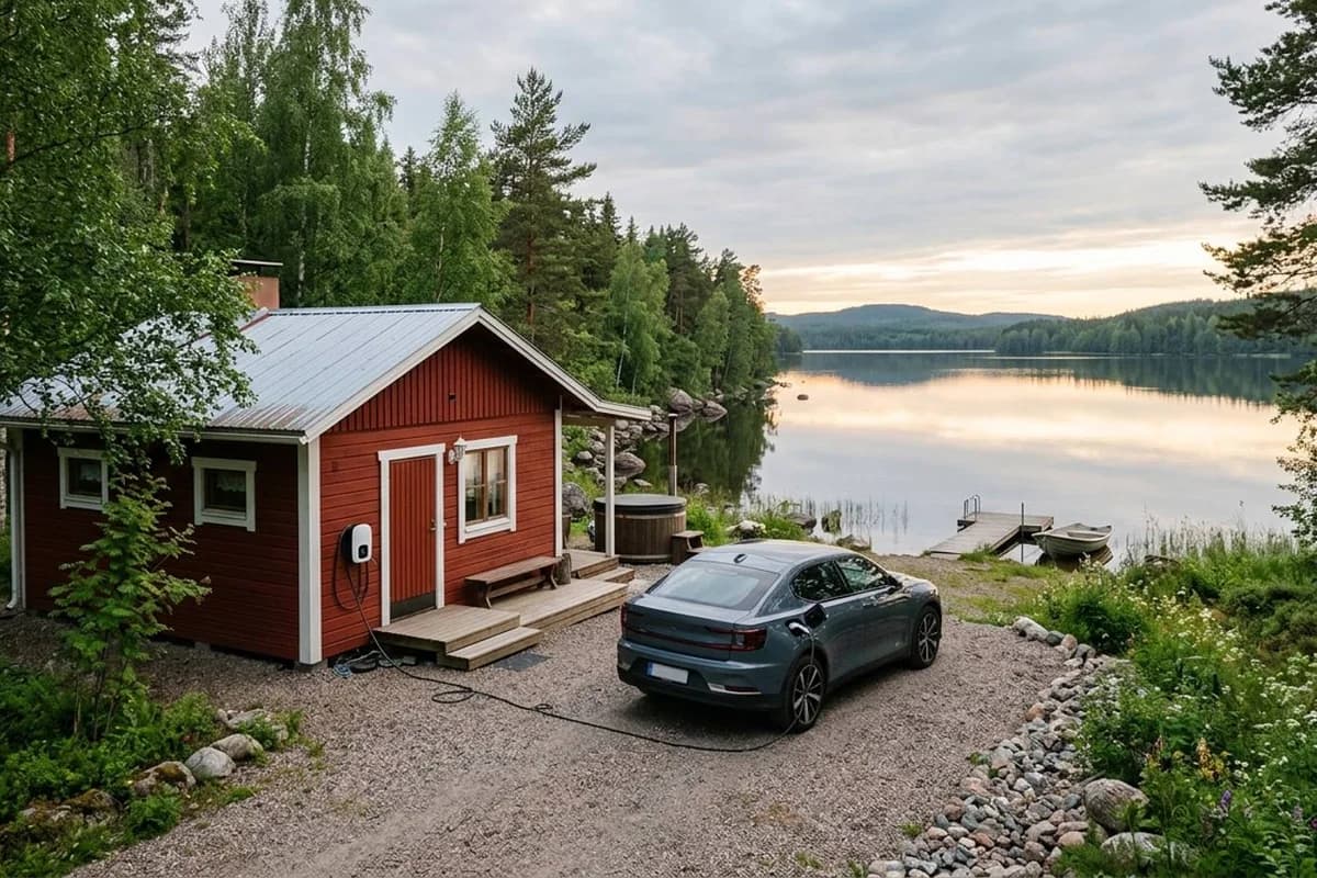 Latauspiste vuokramökille 2026 – kannattaako ja kuka maksaa sähkön?