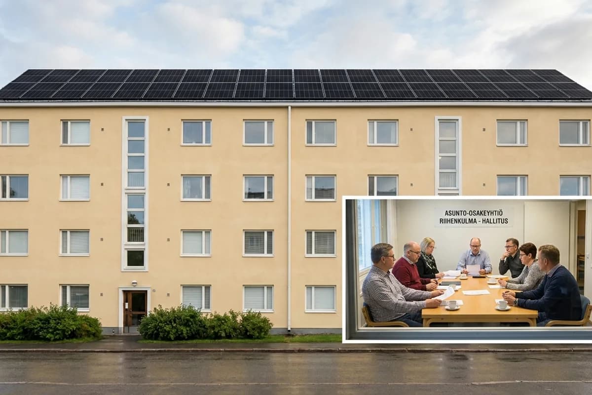 Taloyhtiön energiayhteisö 2026 – datahub-hyvityslaskenta + EU-avustus