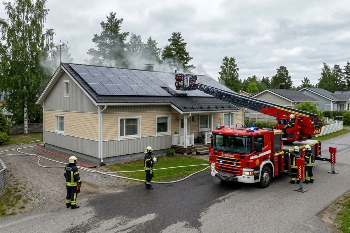 Aurinkopaneelin palovaara katolla 2026 – optimoija ja rapid shutdown