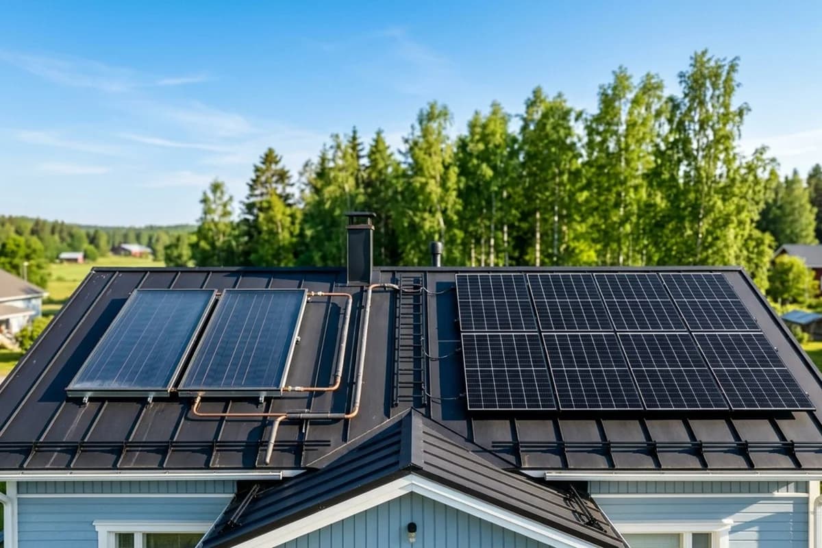 Aurinkokeräin vai aurinkopaneeli 2026 – kumpi kannattaa käyttövedelle?