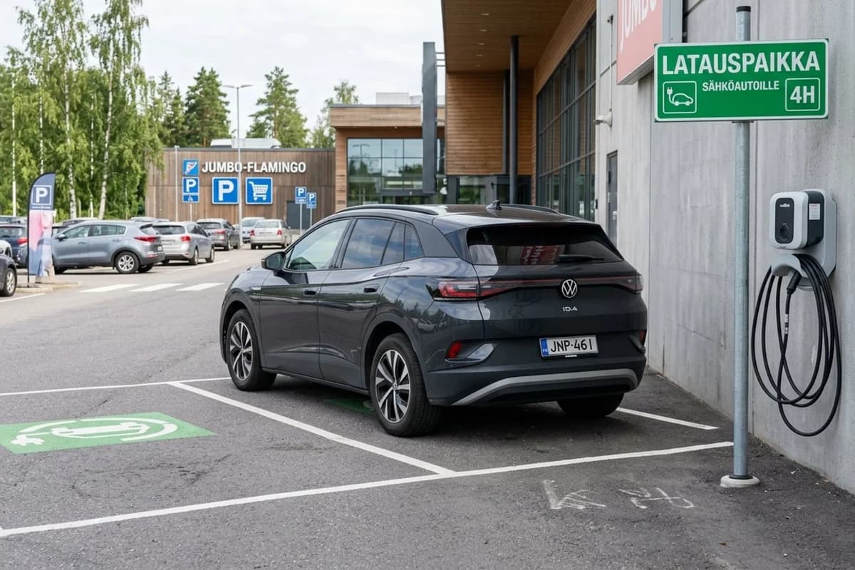 Saako latauspaikalle pysäköidä lataamatta? 60 € maksu ja hybridit