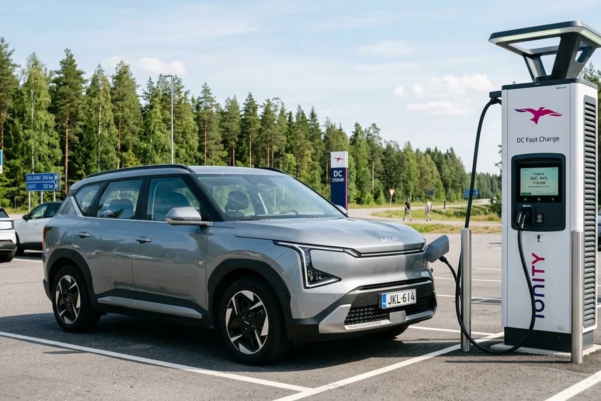 Kia EV5 Suomessa 49 390 € – iso akku, mutta vain 150 kW lataus
