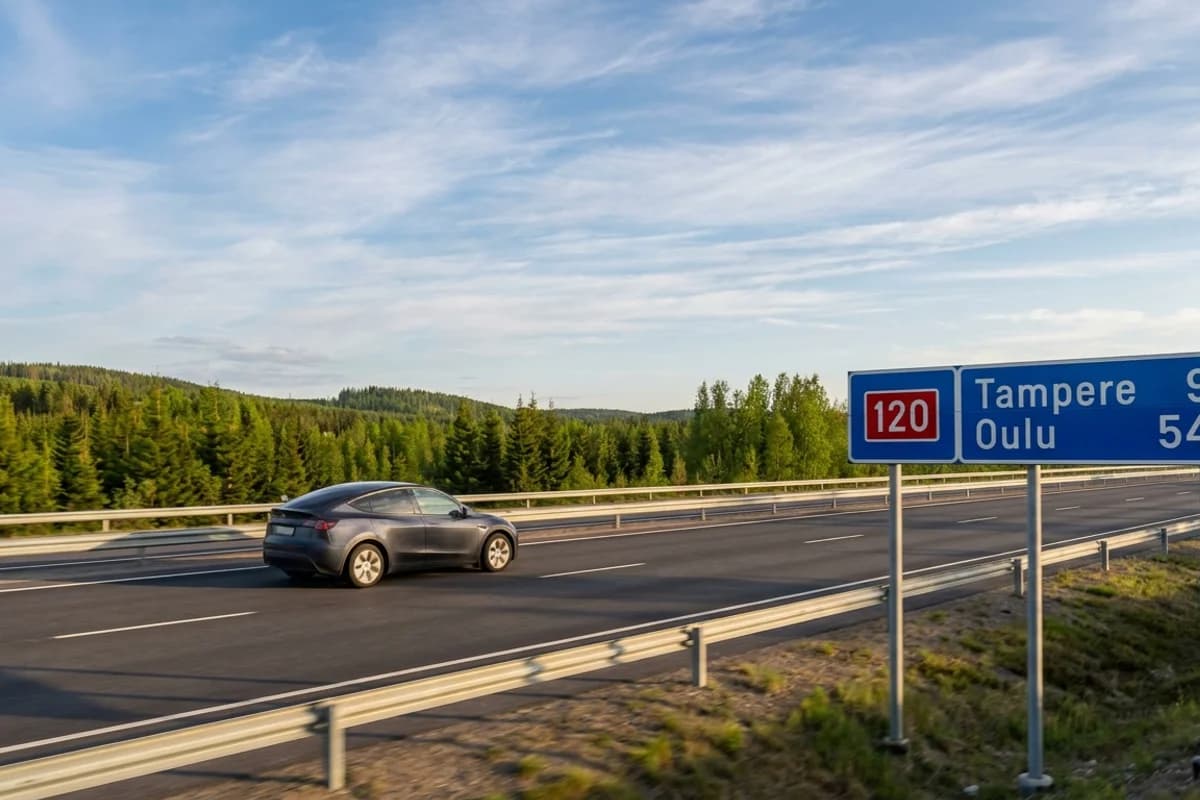 Kesänopeudet 120 km/h 2026 – sähköauton kantama putoaa 30 % per malli