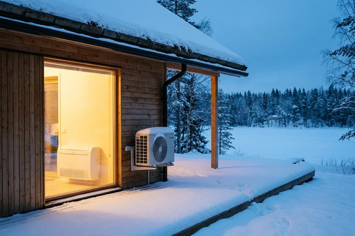 Ilmalämpöpumppu mökille 2026: peruslämpö, etäohjaus ja kosteus