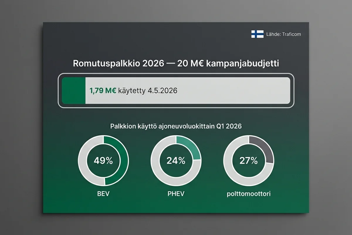 Romutuspalkkio 2026: 2 500 € BEV, 18 M€ jäljellä – mutta yksi ehto karkottaa monta hakijaa