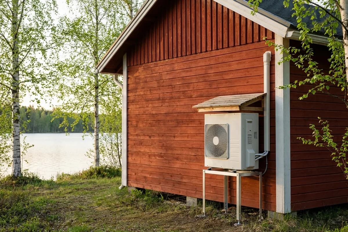 Ilmalämpöpumppu mökille 2026: hinta 1 200–3 500 €, ei kotitalousvähennystä