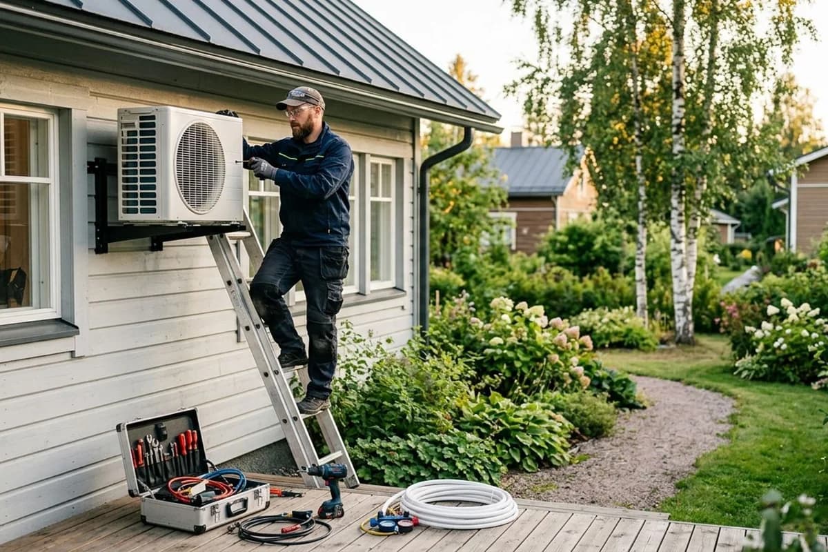 Ilmalämpöpumpun asennusjonot 2026: milloin tilata ennen syksyä